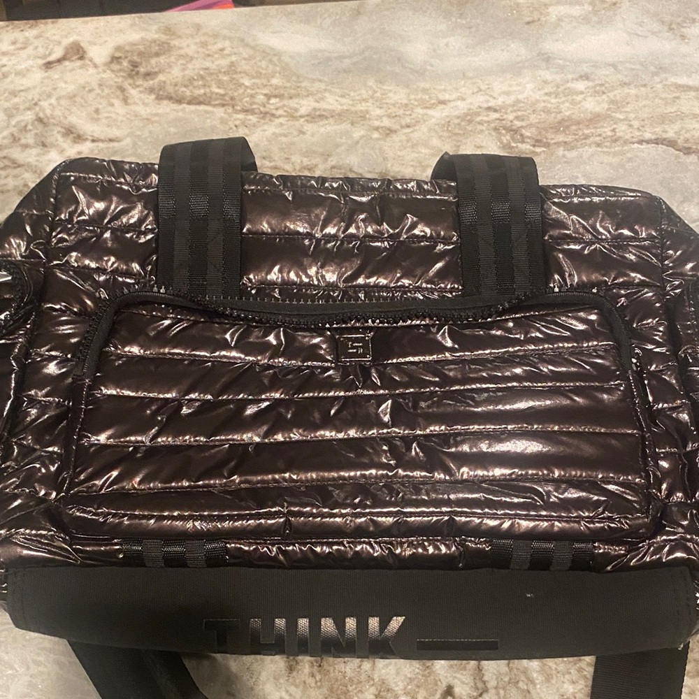 THINK ROYLN Metallic Voyager Travel Bag